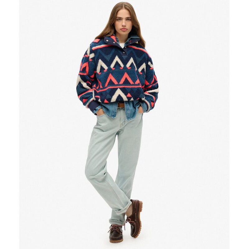 Superdry Super Soft Printed Teddy Fleece image number 3